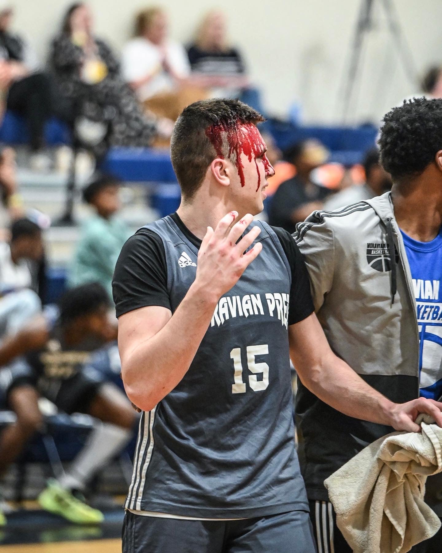 Signed Eli Ellis Moravian Prep jersey